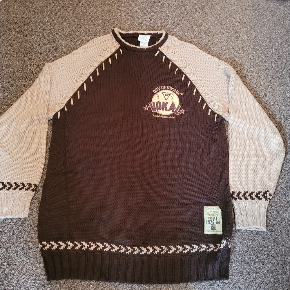 Vtg Vokal City Of Dreams Original Authentic Designs Crewneck Sweater